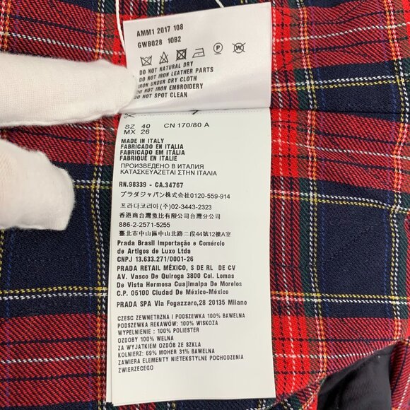 Miu Miu Denim Jacket With Faux Fur Collar & Patches - Picture 8 of 8